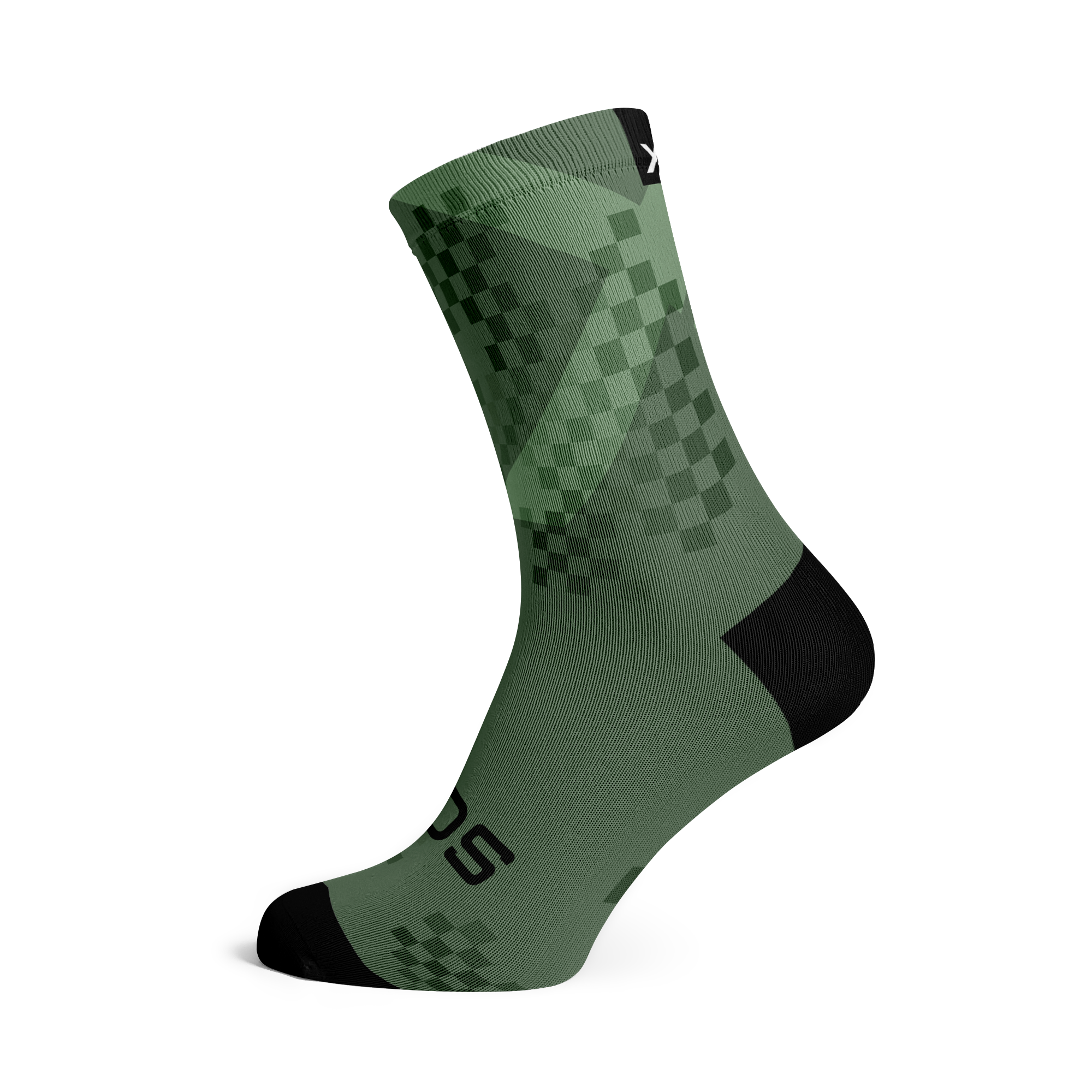 A picture of the Sox X Olive Cycling Socks