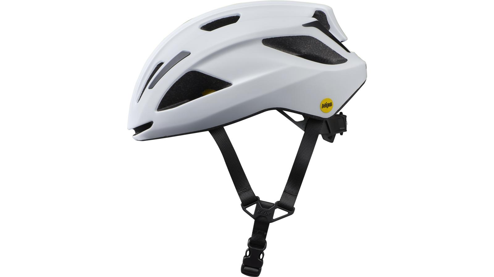 A picture of the white Specialized Align II Road Cycling Helmet