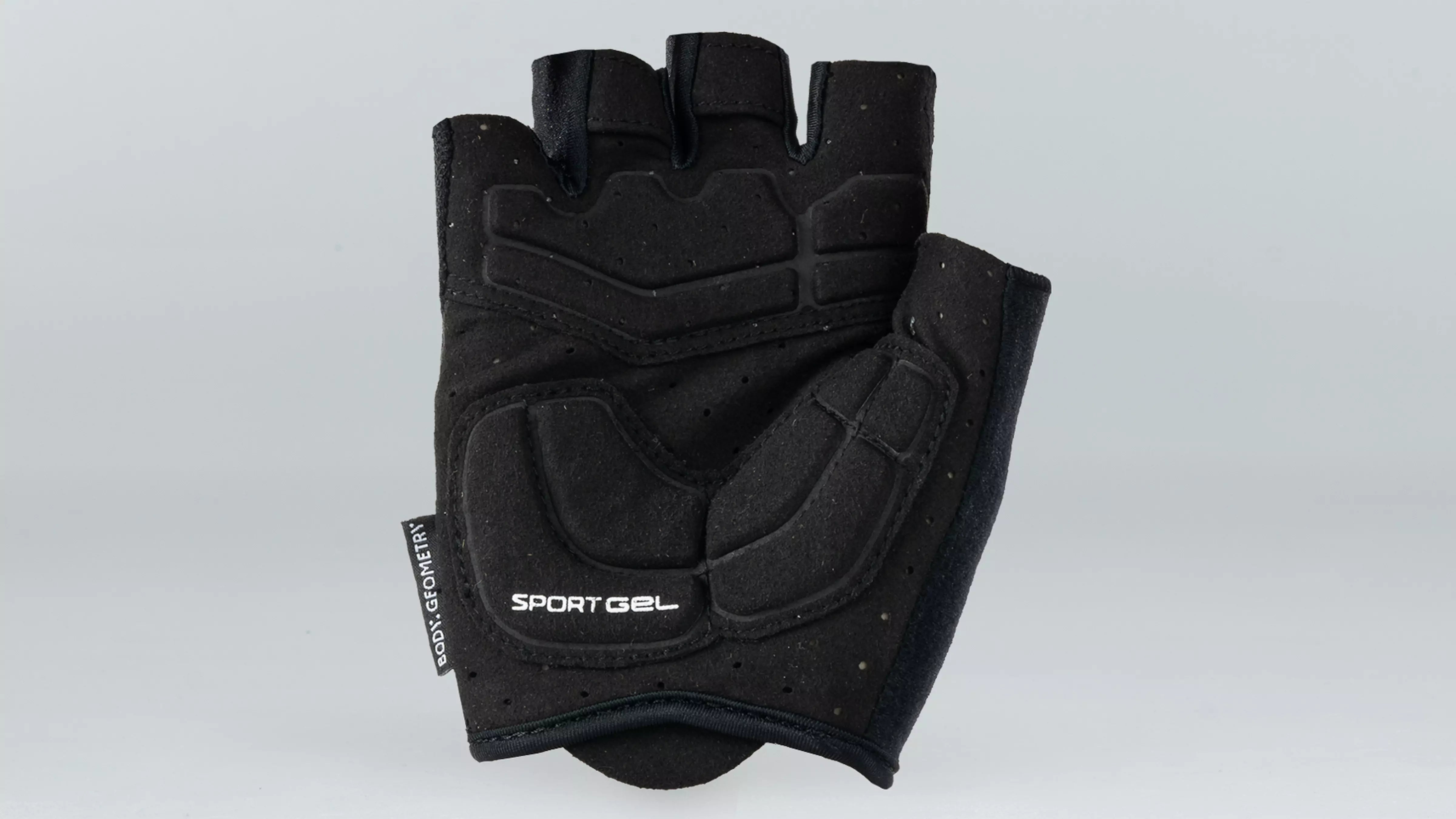 A picture of the palm of the Specialized BG Sport Gel Glove