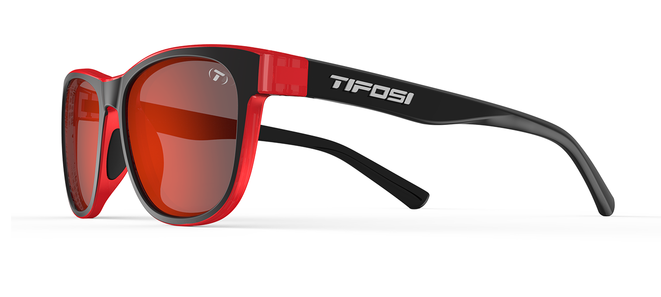 A picture of the crimson onyx Tifosi Swank Sunglasses