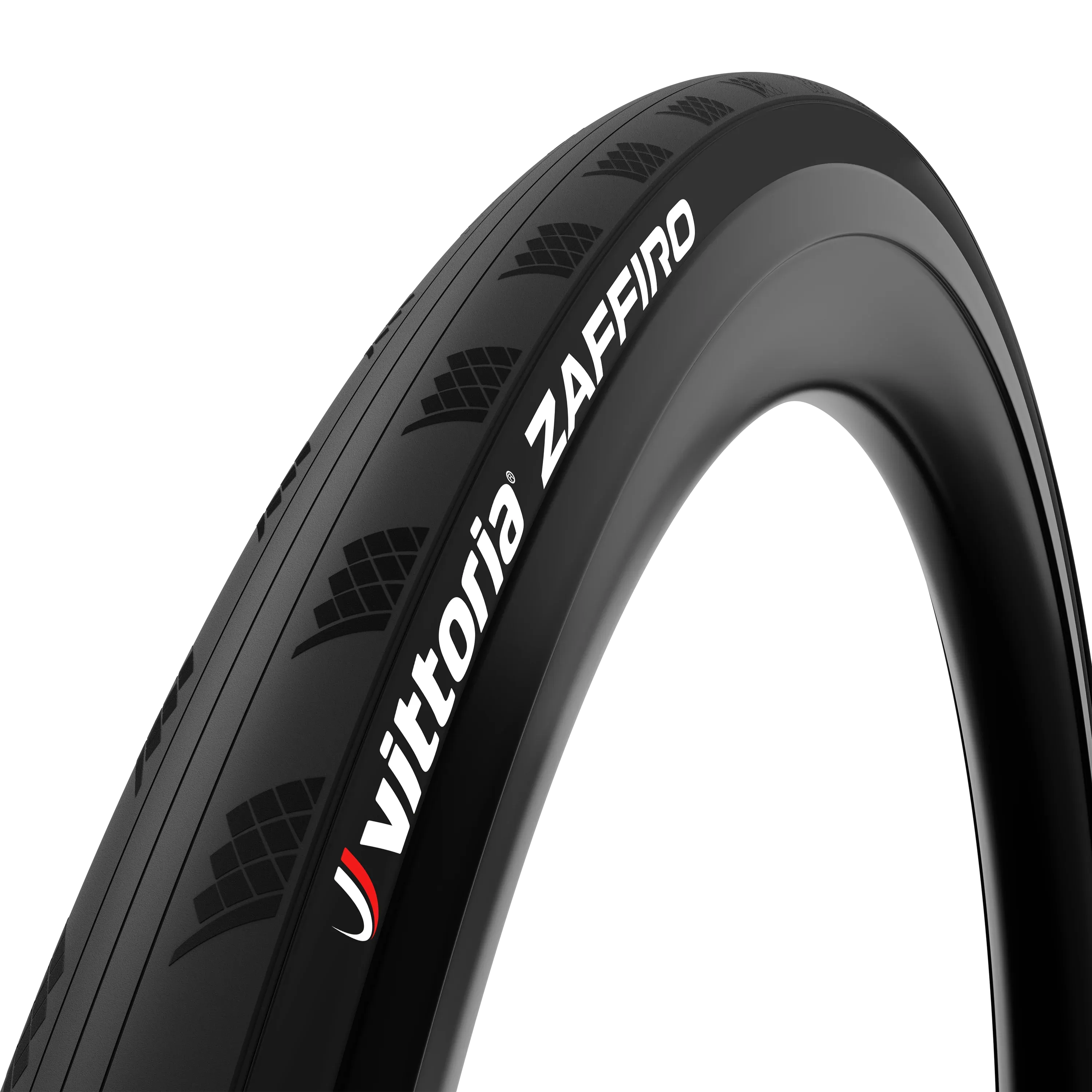 Vittoria Zaffiro bicycle tyre on a white background