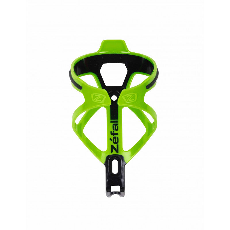 |A picture of the Zefal Pulse B2 Bottle Cage Green from the front