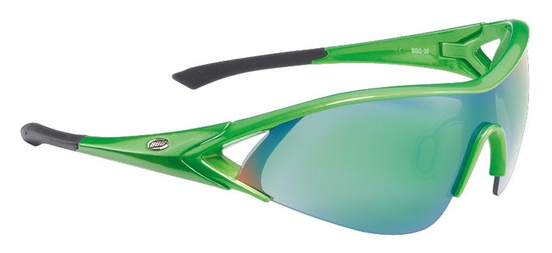 Impact Cycling Sunglasses w/interchangeable lenses Neon Green