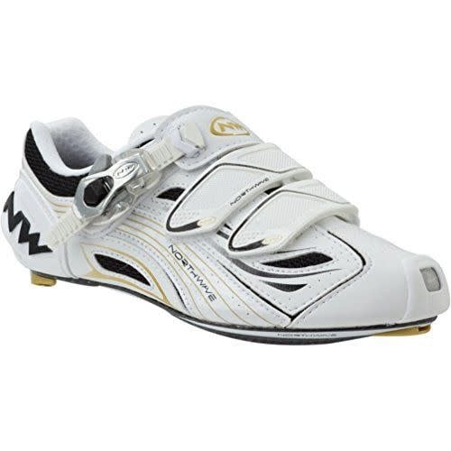 Typhoon Road Cycling Shoe Women (New Old Stock) White/Black/Gold 37