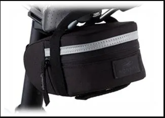 Bicycle Saddle Bag w/velcro straps 150mm x 80mm x 60mm