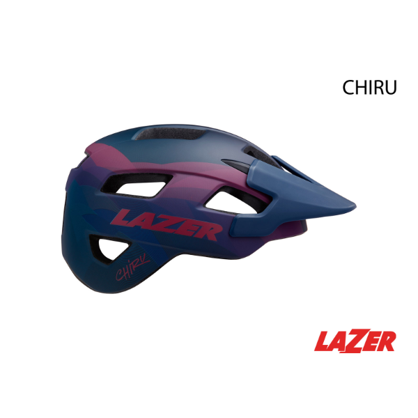 Chiru MTB Helmet Matte Blue Pink Medium