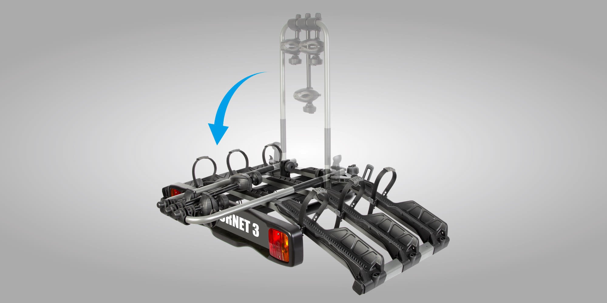 E-Hornet 3 E-Bike Tow ball Rack