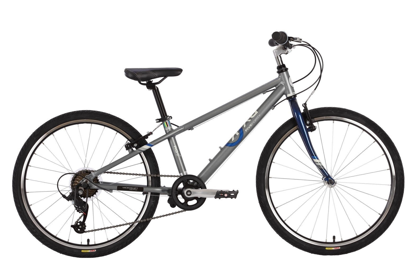 E-540X7 Boys Mtb/Hybrid Bike Titanium/Dark Blue