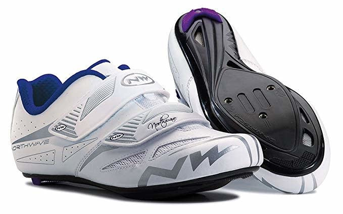 Eclipse Evo Womens Road Cycling Shoe  (New Old Stock) White/Gray 41