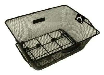 Bicycle Basket Rear QR Black