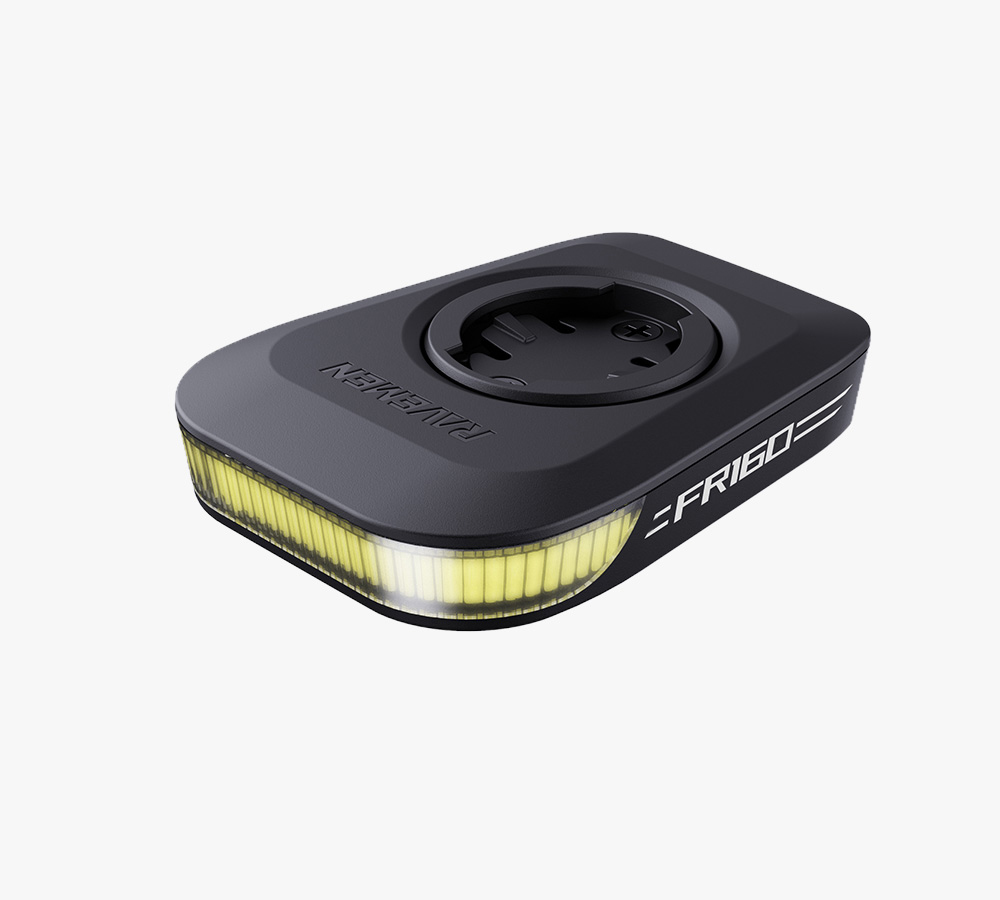 FR160 Front Bicycle Light fits under Garmin Mount