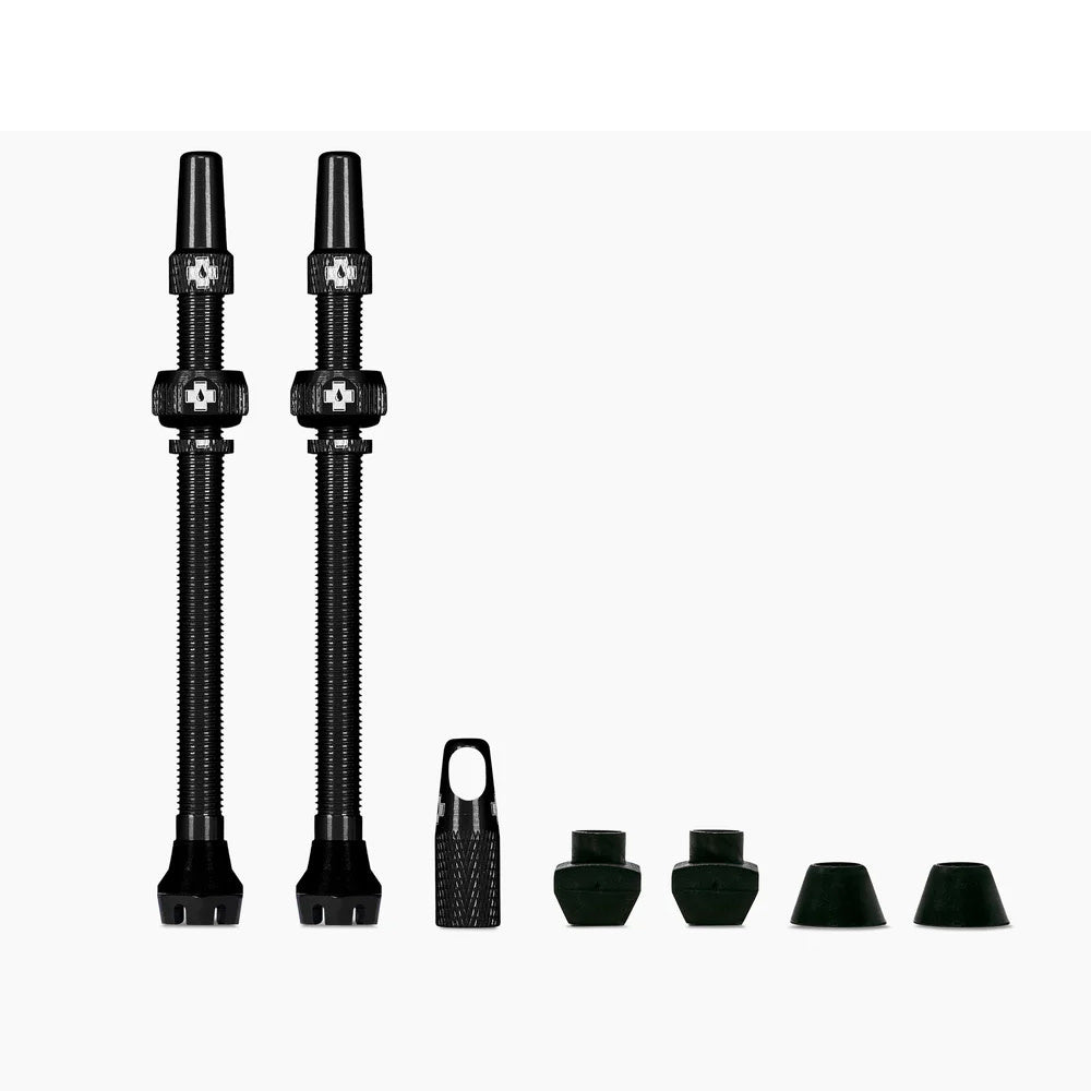 All-New Tubeless Valve Kit V2 80mm Black