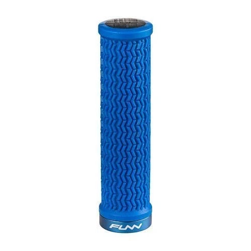 A picture of the blue Funn Holeshot MTB Lockon Grips