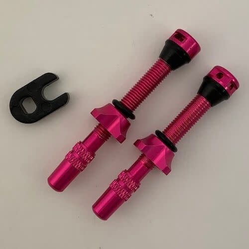 Tubeless Valves Pink