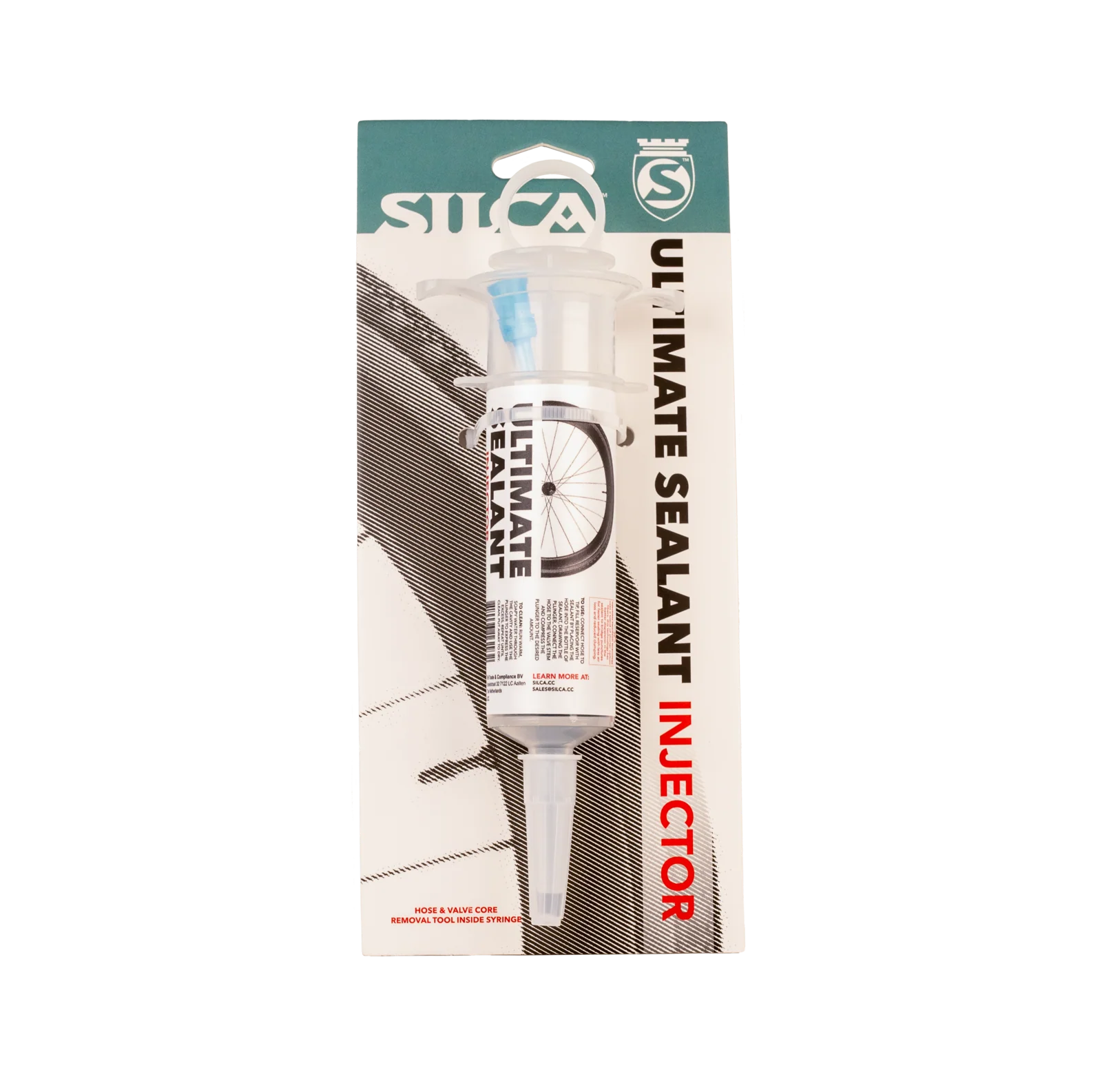 Silca Ultimate Sealant Injector packaging on a white background
