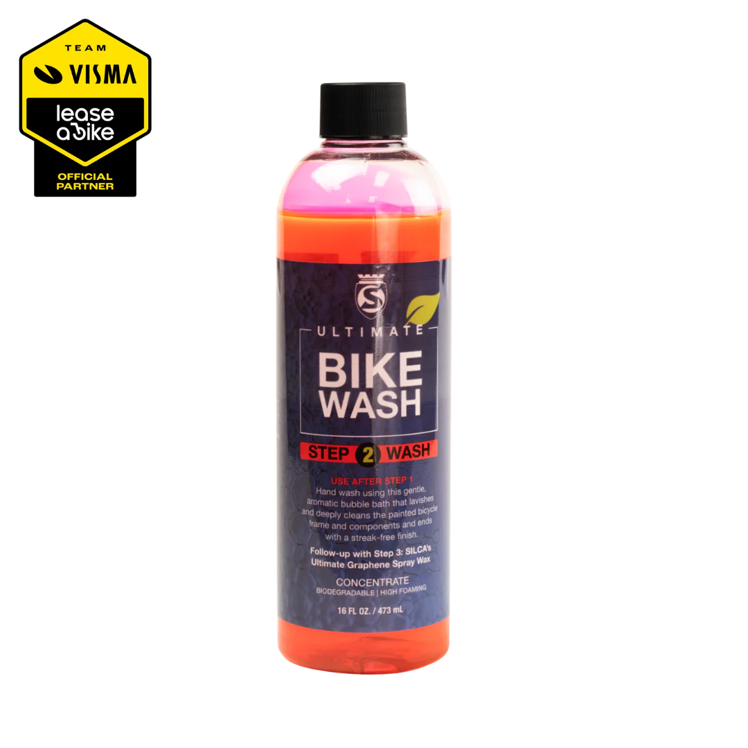 A bottle of Silca Ultimate Bike Wash against a white background