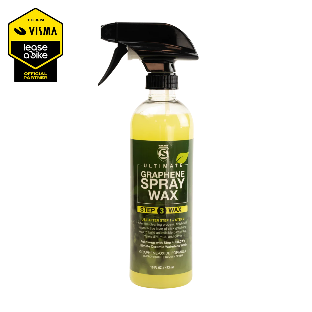 Bottle of Graphene Spray Wax with Visma logo on a white background