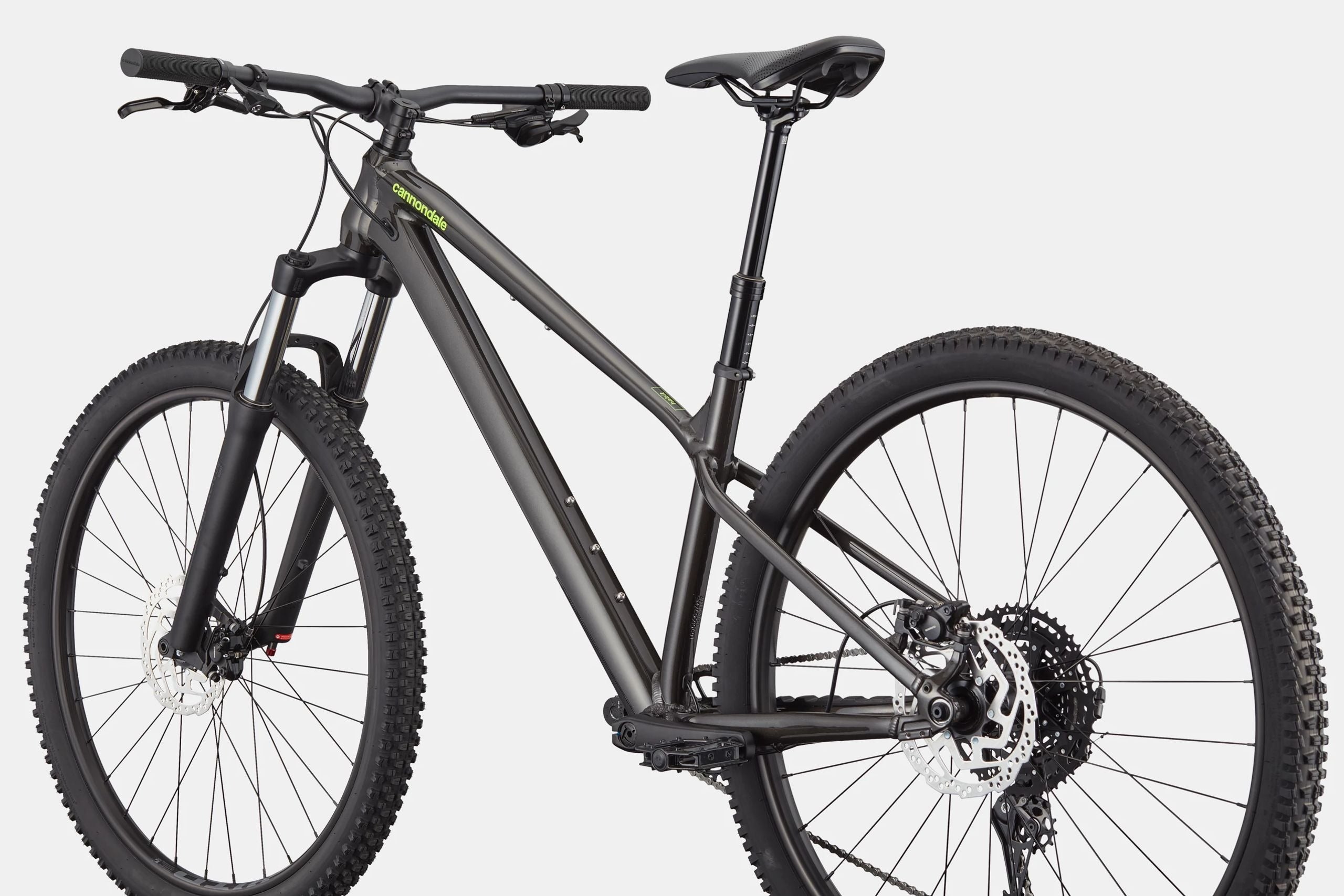 Mountain bike on a white background