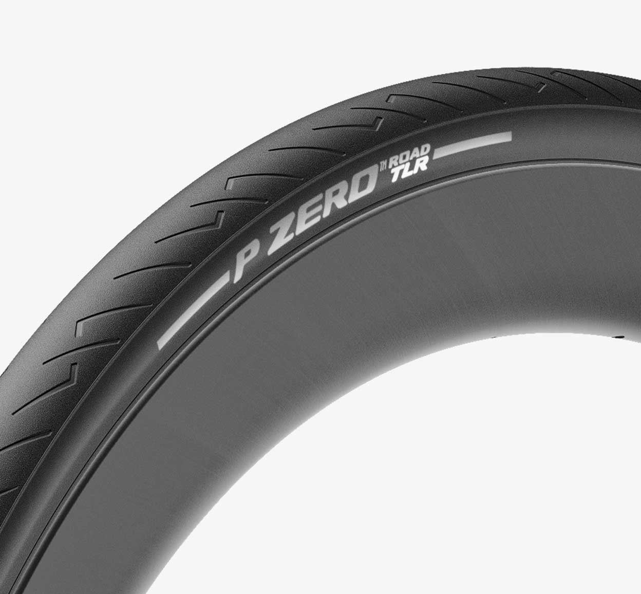 Pirelli P Zero tyre with branding on a white background