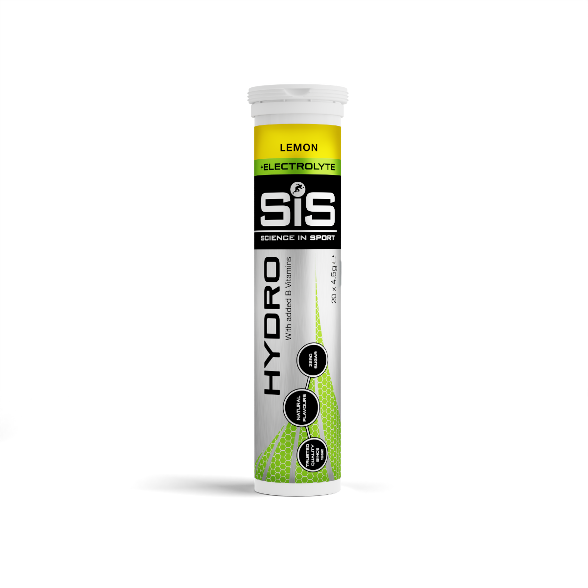 Tube of Science in Sport Hydro Electrolyte supplement on a white background