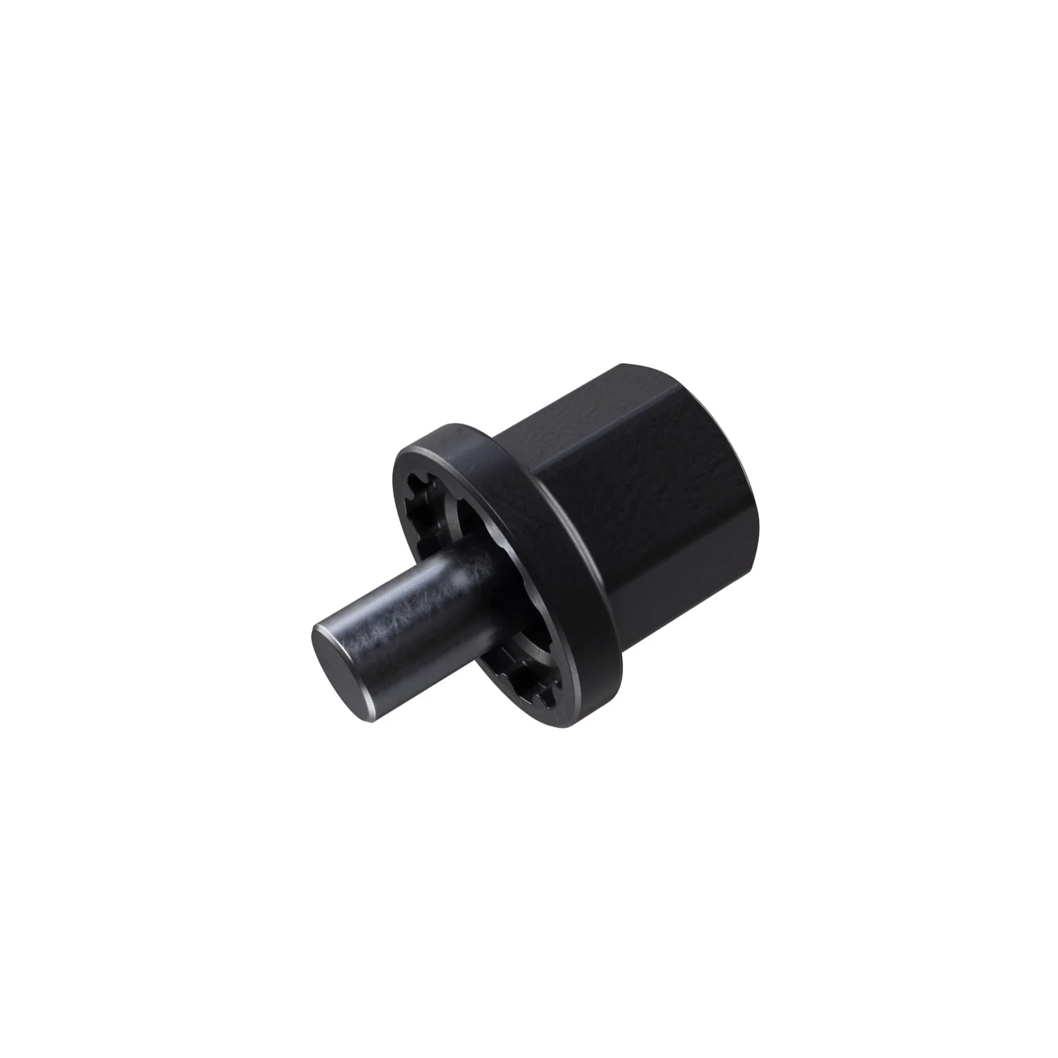 A close up of a Shimano Lock Ring Tool against a white background
