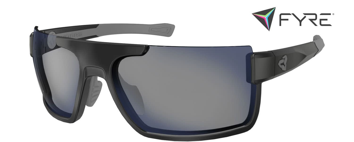 Incline Fyre Cycling Sunglassesw/anti-fogging Black and Grey