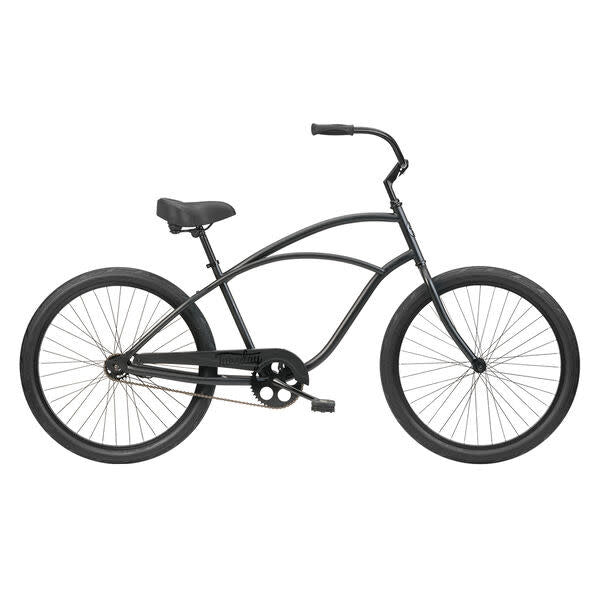 June 1 Cruiser Hybrid Bike Black 18"