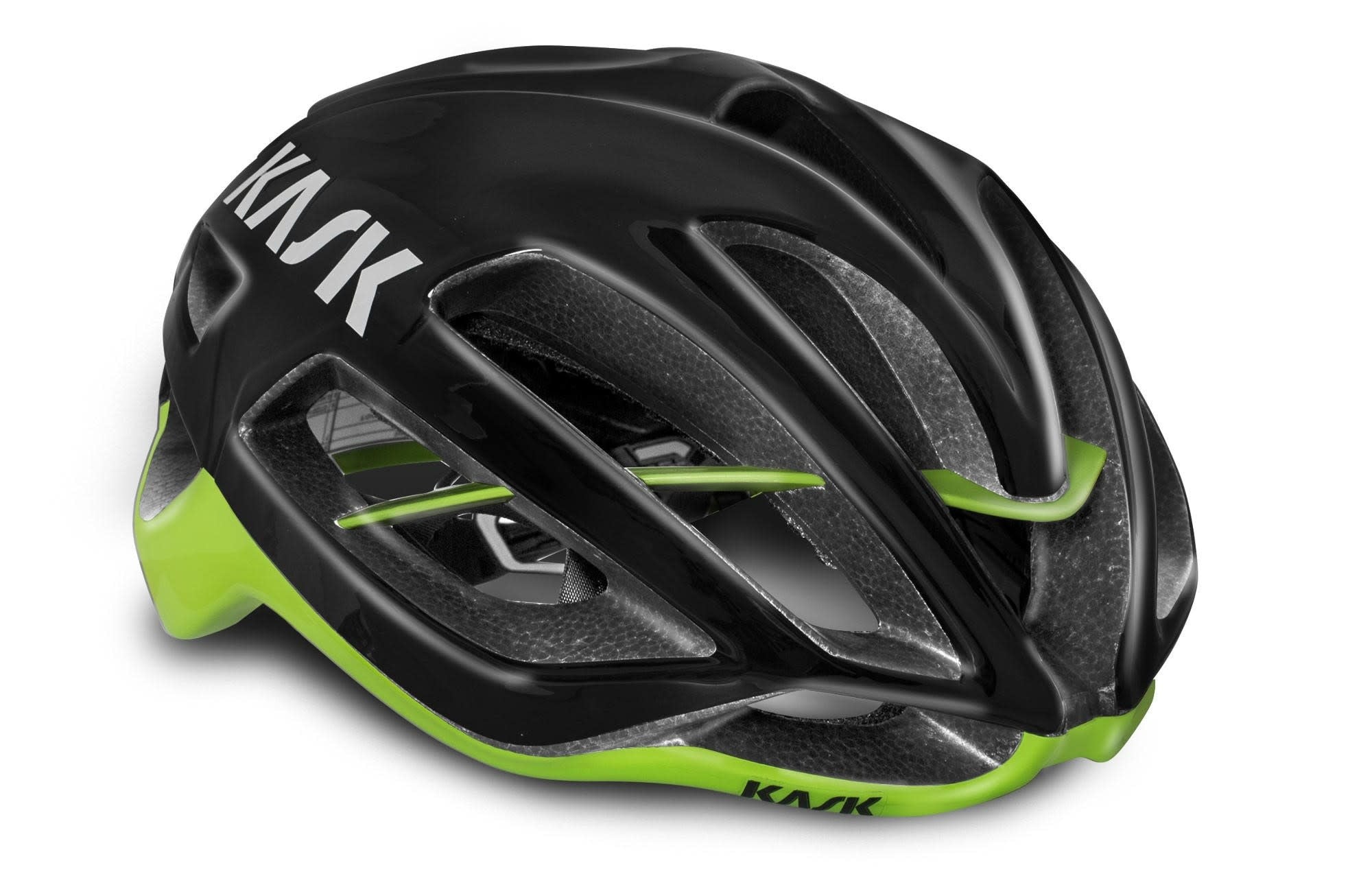 Protone Aero Race Helmet BLACK GREEN MED