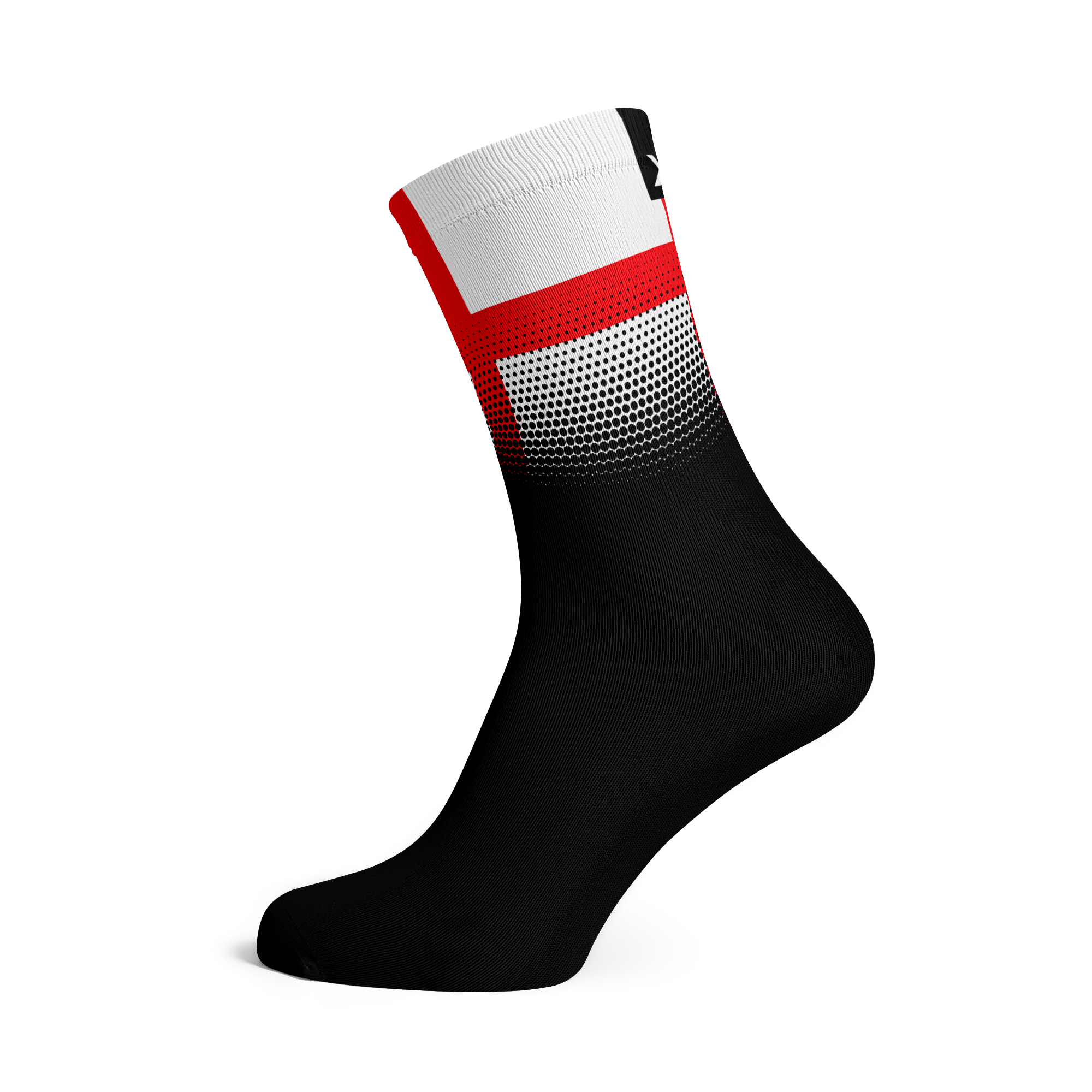 Flag Cycling Socks Black, Northern Ireland
