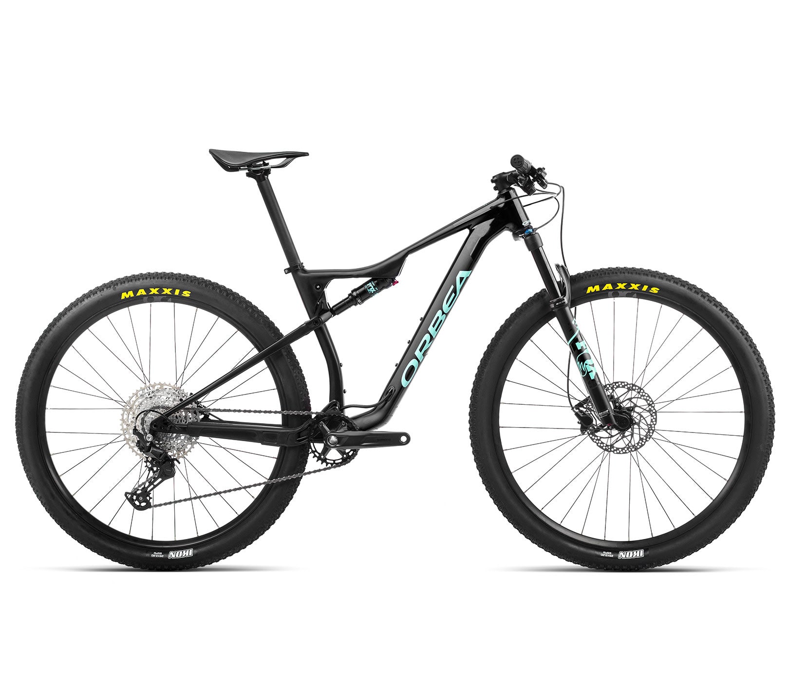 Oiz H30 Dual Suspension MTB Black Ice/Green Large