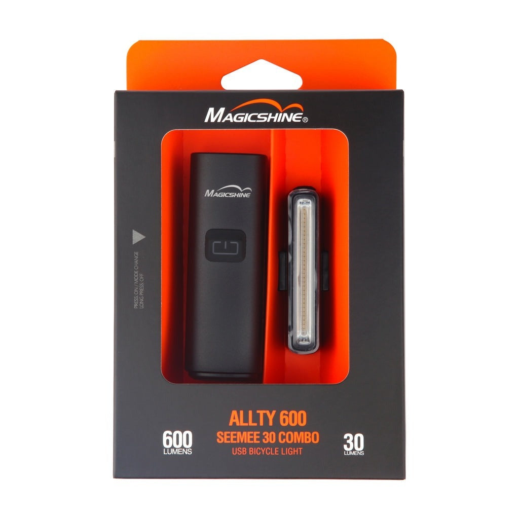 Allty 600 Seemee 30 Combo Bicycle Light Set