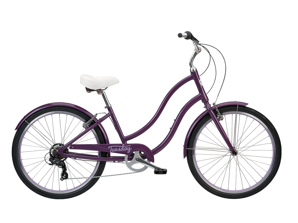 March 7 Cruiser Bike Womens Eggplant 16"