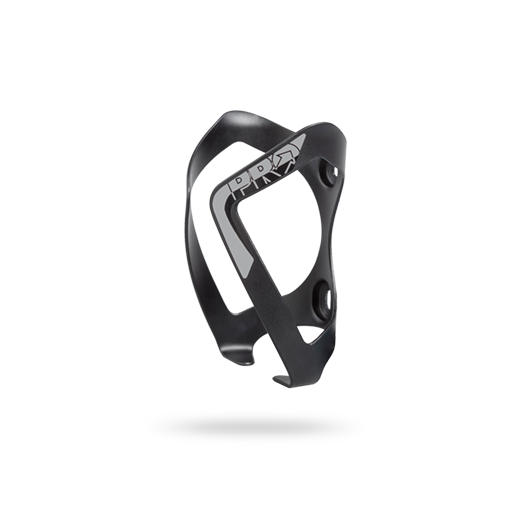 A picture of the grey and black Pro Alloy Bottle Cage