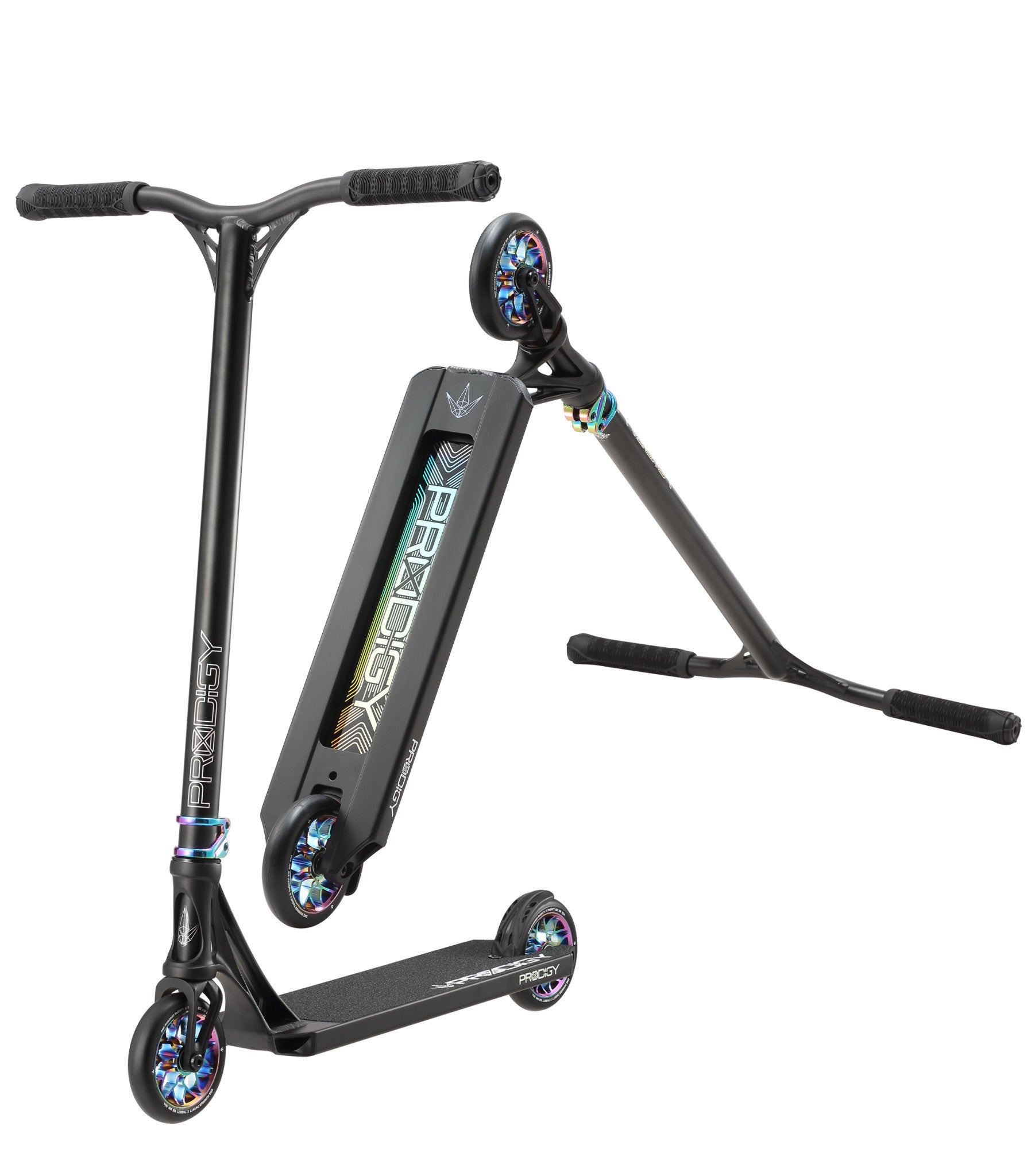 A picture of the black oil slick Envy Prodigy X Scooter