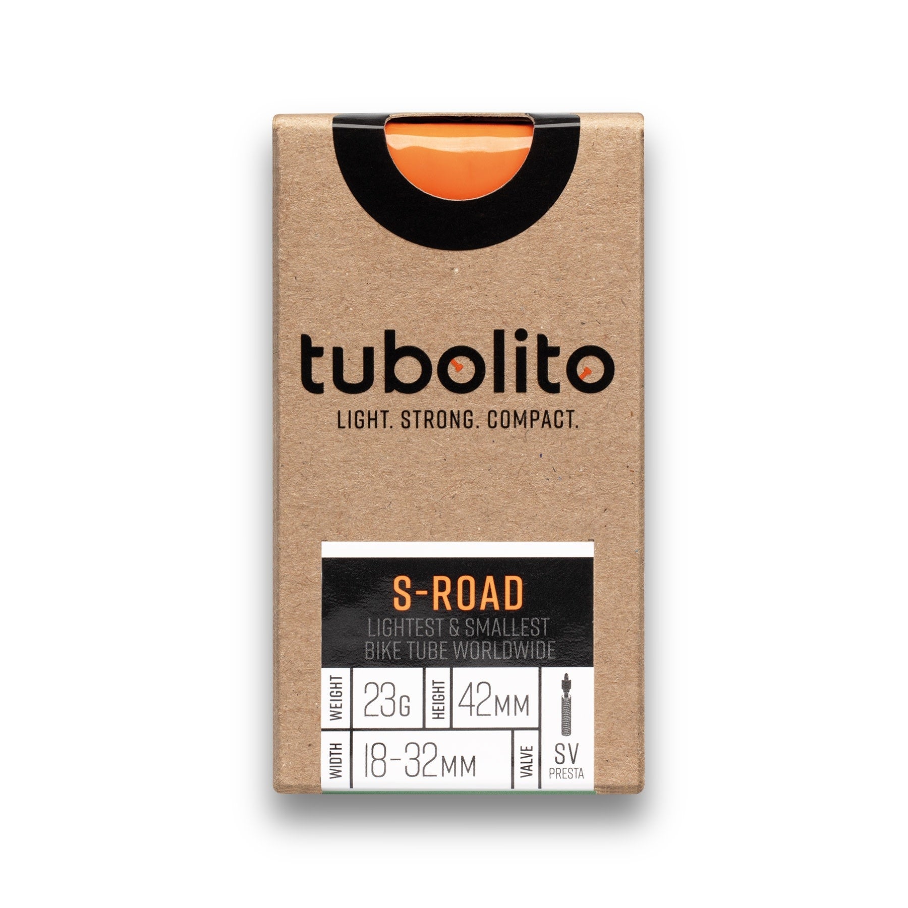 S-Tubo Road 700x32mm PV 80mm w/ Black Valve