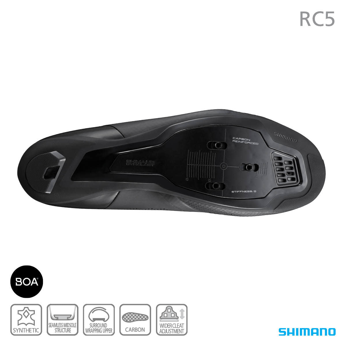 SH-RC502 Road Shoes Black