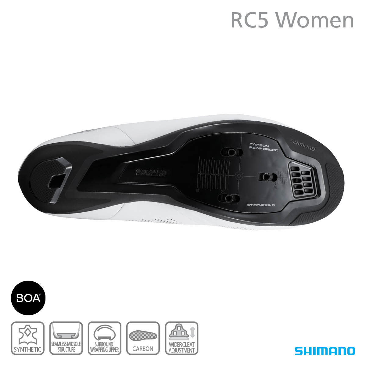 SH-RC502 Women's Road Cycling Shoes White