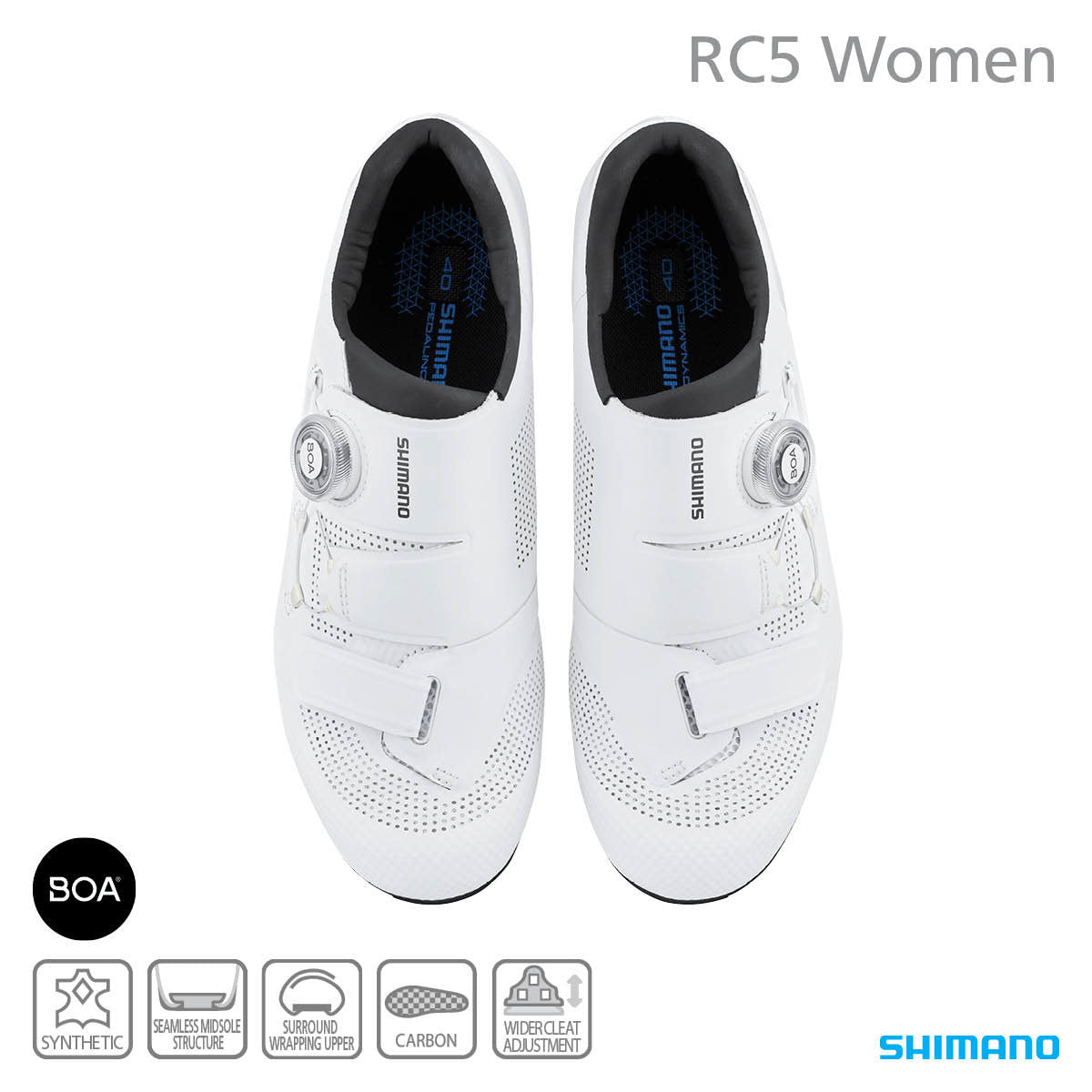 SH-RC502 Women's Road Cycling Shoes White