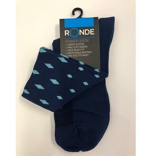 Renner Cycling Sock Diamond light blue