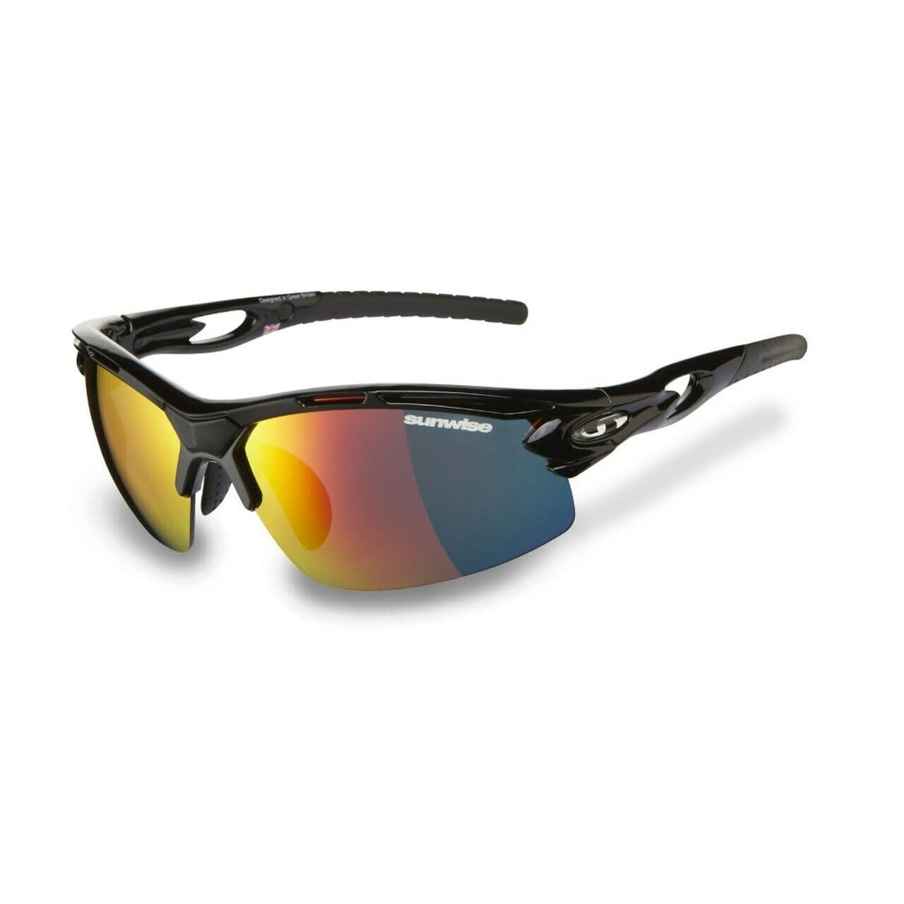 Vertex Cycling Sunglasses w/interchangeable lenses BLACK