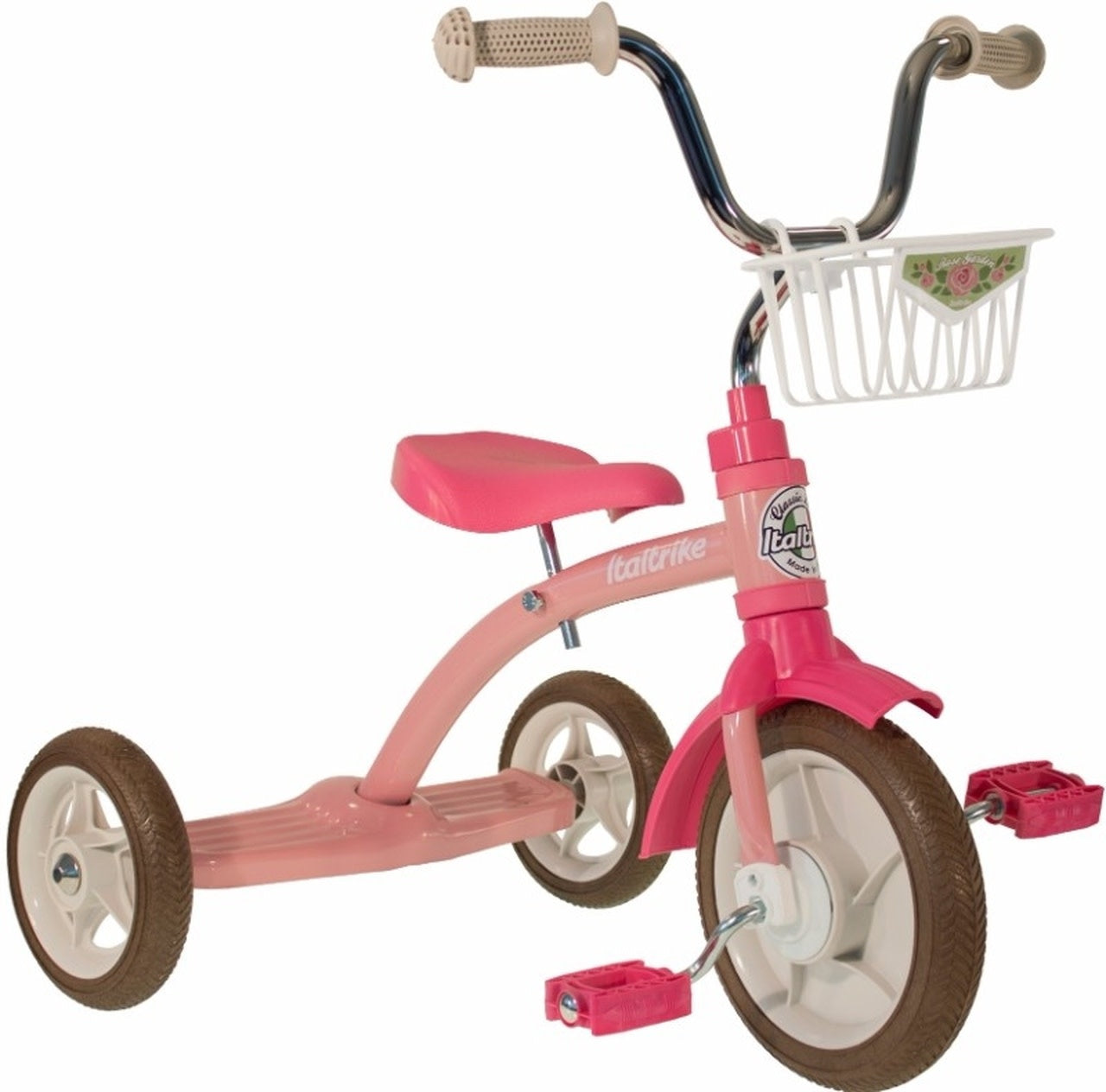 Italtrike Tricycle 10" Super Touring Rose Pink