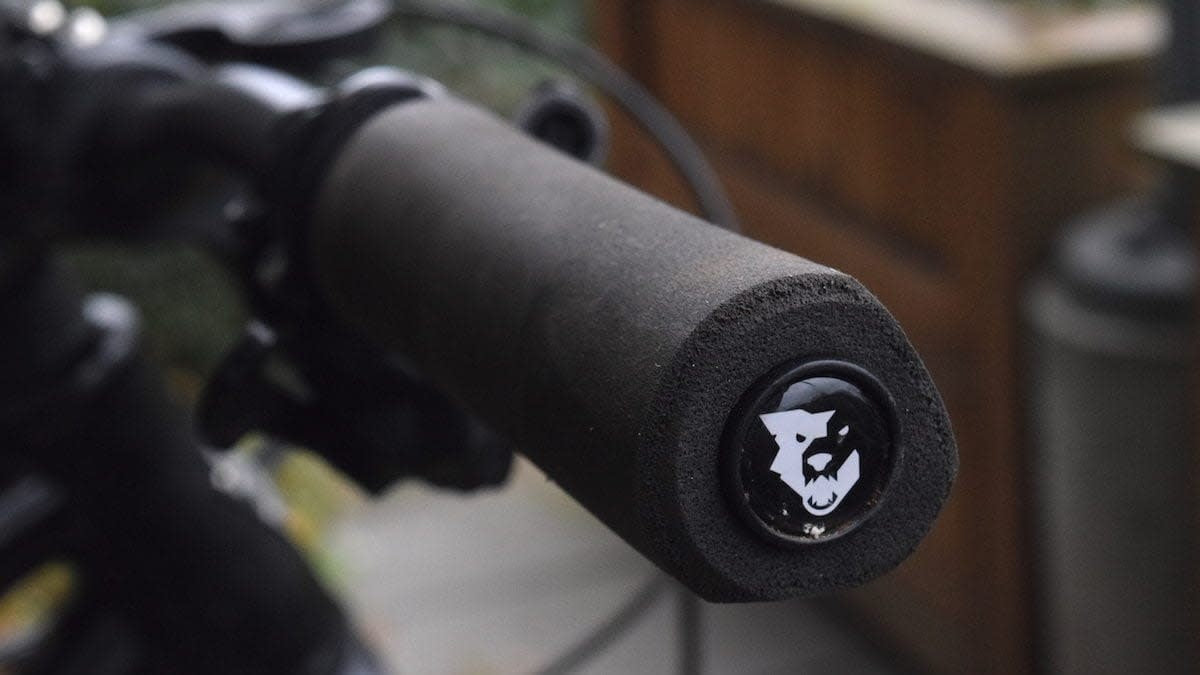 Fat Paw Cam Bicycle Grips Black